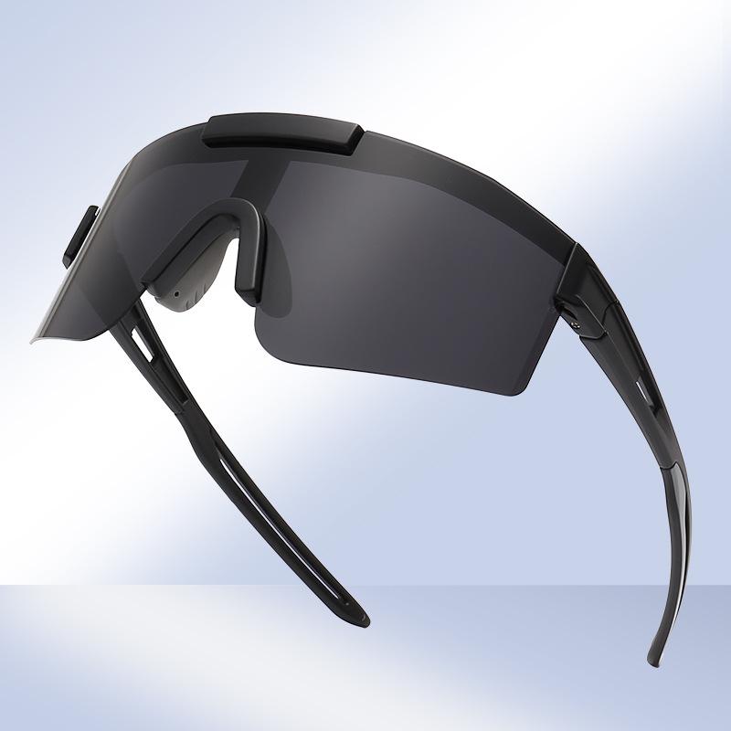 Cross-border TR90 Sunglasses Set: 1 Frame, 5 Polarized Lenses, Unisex, Trendy Driving with Pouch