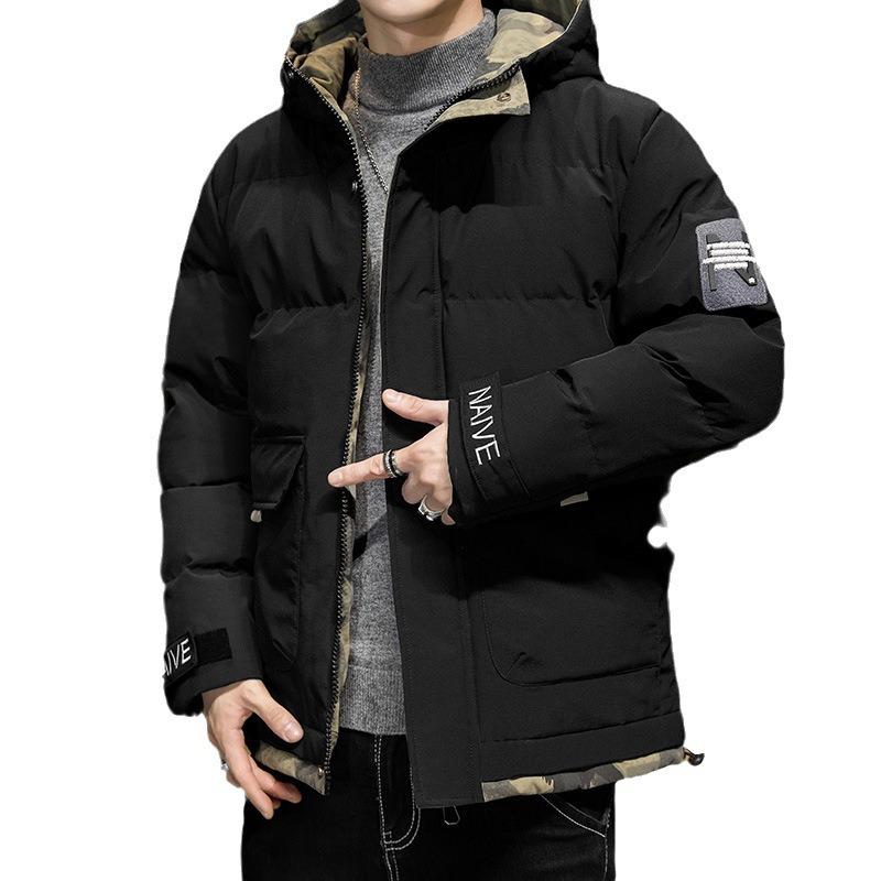 Padded Clothes Men's Fashion New Trend Hooded Winter Padded Jacket Men's Jacket Handsome Thickened Winter Clothes