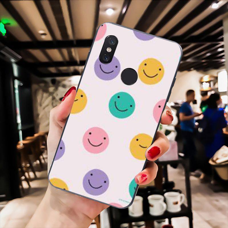 

Чехол для телефона с цветными смайликами для Xiaomi Mi 11 10 A2 A2lite A1 9 9SE 8Lite 8explorer F1 Poco M3 X3 Pro Fundas Cove xiaomimi10lite