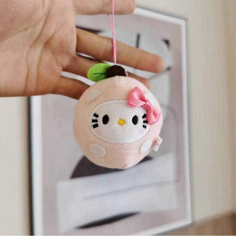 

Adorable Plush Cat Toy Charming Animal Doll Bag Pendant For Kids In Various Colors рожевий