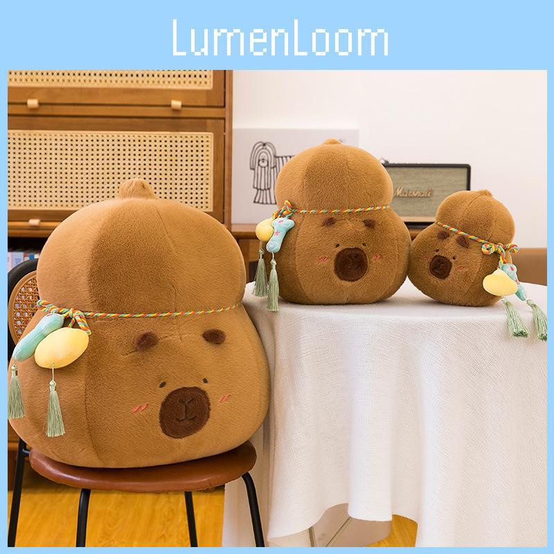 Gourd Cute Cartoon Shaped Water Capybara Plush Toy Pillow For Decoration Sofa