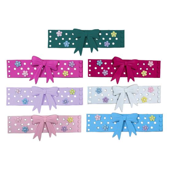 Cup Boot Sleeve Silicone Tumbler Protector with Bow Charms Scratch-Resistant Cup Cover