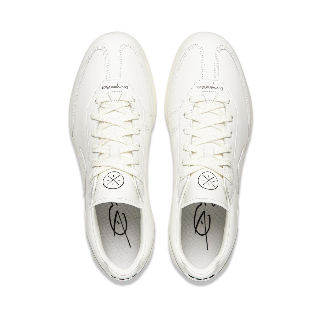 Li Ning Abrasion Resistant Lightweight Low top German Army Trainers Men's White ABCW011-1