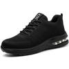 Indestructible Safety Shoes For Men Steel Toe Anti-puncture Men's Work Shoes Lightweight Slip Resistant Air Cushion Sneaker