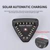 Solar Power Strobe Warning Light Multimode Colorful Motorcycle LED Night Rear Collision Flashing Siganl Lamp Car Warning Light