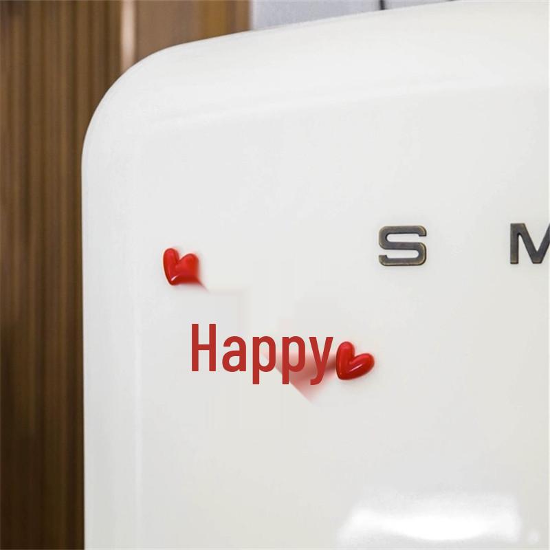 Creative Wedding Refrigerator Magnets: Festive Xi Fu Character Stickers for Room Decoration Small Heart