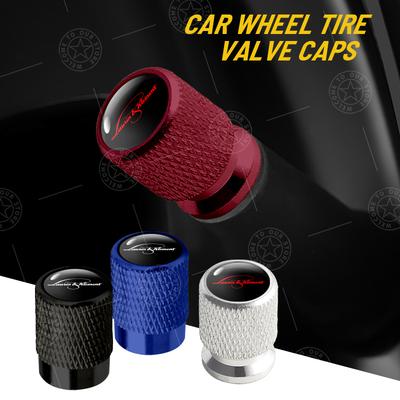 4 Stück L&K Logo Auto Rad Reifen Ventilkappen Luftventil Aluminium Zubehör für Superb Fabia Kodiaq Kamiq Octavia VRS Sport Line