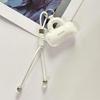 Leather Bag Pendant PU Leather Mini Bag Charm with Hand-Woven Rope