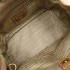 PRADA logo Handbag BN1841 2WAYShoulder beige canvas/leather Women Used