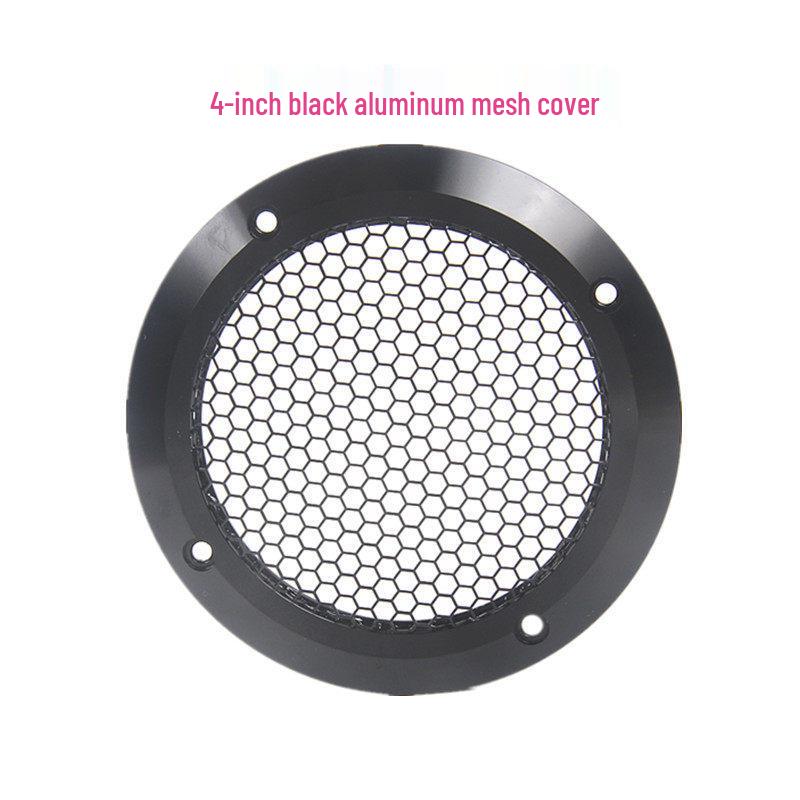 1.5-6.5 inch Car Speaker Aluminum Mesh Cover - A-pillar Protective Decorative Frame
