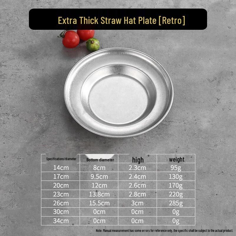 Ruhan Stainless Steel Multi-Purpose Plate