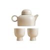1/12 Dollhouse Simulation Teapot Teacup Kit Dollhouse Miniature Kitchen Decoration Toy Dolls House Micro Scene Photo Props
