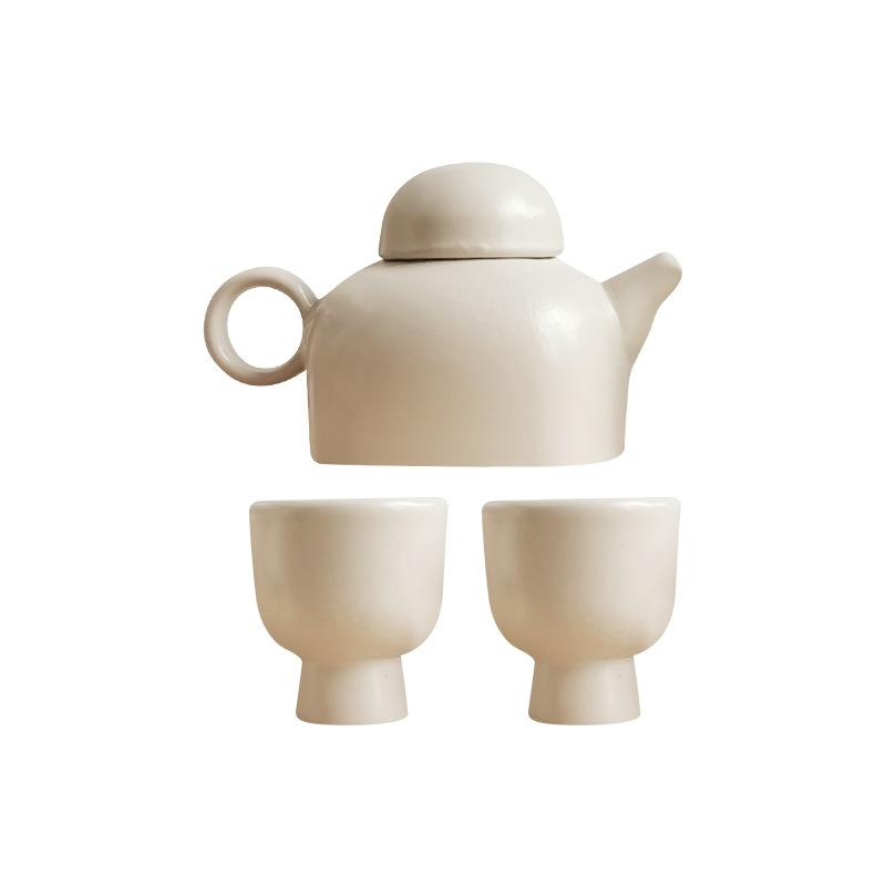 1/12 Dollhouse Simulation Teapot Teacup Kit Dollhouse Miniature Kitchen Decoration Toy Dolls House Micro Scene Photo Props