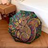 Mandala painting Pattern Pattern New Style Umbrella, 1 Piece Automatic Folding Umbrella, Portable Travel Umbrella, Outdoor Umbrella, Birthday Gift