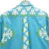 MAMOHOWELL Short sleeve Aloha shirt Blue pullover Men's Used