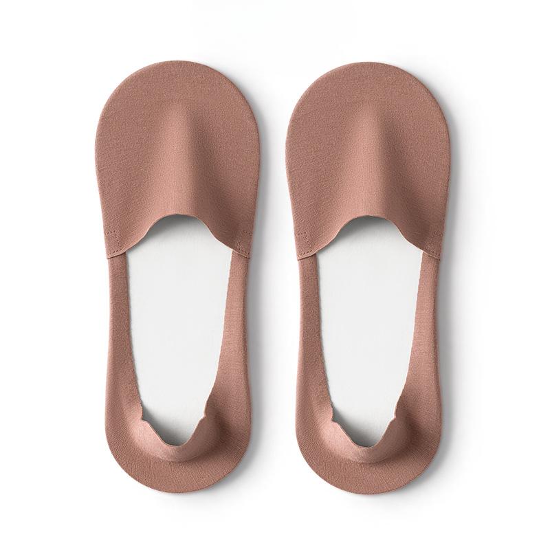 Herren Sommer Dünne Reine Baumwolle Antibakteriell Atmungsaktiv Silikon Anti-Rutsch Unsichtbare Bootssocken