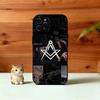 F-Freemasonry S-Symbol Phone Case For iPhone 17, 16,15,14,13,12,11 Plus,Pro Max, Others Soft Black Cover