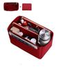 Damen Make-up Organizer/ Filz-Einsatztasche für Handtasche Reise Innentasche Tragbare Kosmetiktaschen Passend für Neverfull