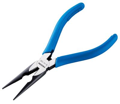 HOZAN Radio Pliers Equipped with Coil Ideal for Continuous with with Serrated Grapple Blade Spring, Work, Knurling, P-14-150