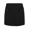 JNBY Women's Casual Tweed Jacquard Mini Skirt