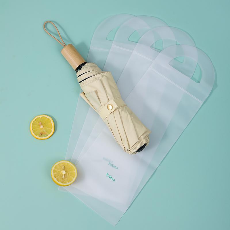 10PCS Semi-Transparent Umbrella Storage Bags, Waterproof Plastic Bags, Outgoing Water Cup Storage Bags, Wet Umbrella Bags