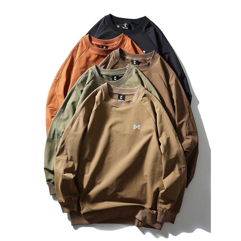 American-Style Outdoor Mountain Pullover Running Sports Quick-Drying Sweatshirt Men's 2024 Spring and Autumn Export Men's Outwear