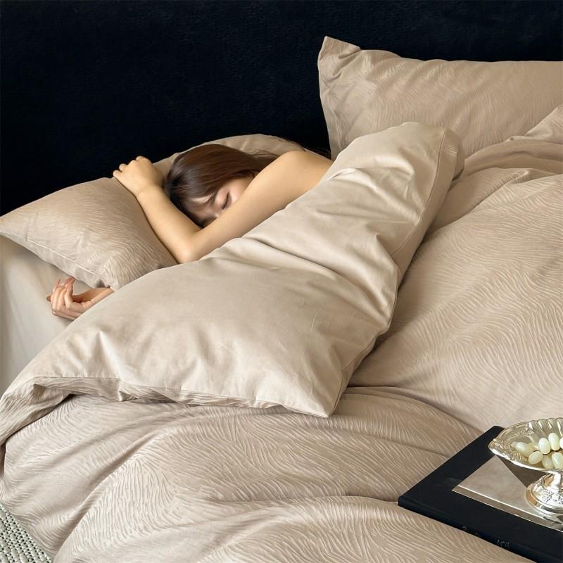 100% Cotton 60S Brushed Duvet Set Modern Nordic Style Ins Bedroom Bedding