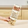 Luftdichter Lebensmittelaufbewahrungsbehälter mit Deckel, Kunststoff, Stapelbar, Transparent, Küchenschrank-Organizer für Müsli, Snacks, Mehl, Zucker, Kaffee, Spaghetti