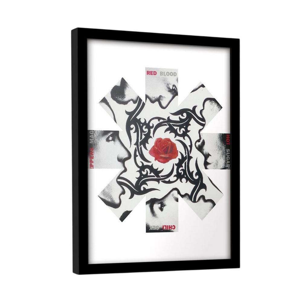 Red Hot Chili Peppers Rose Framed Poster