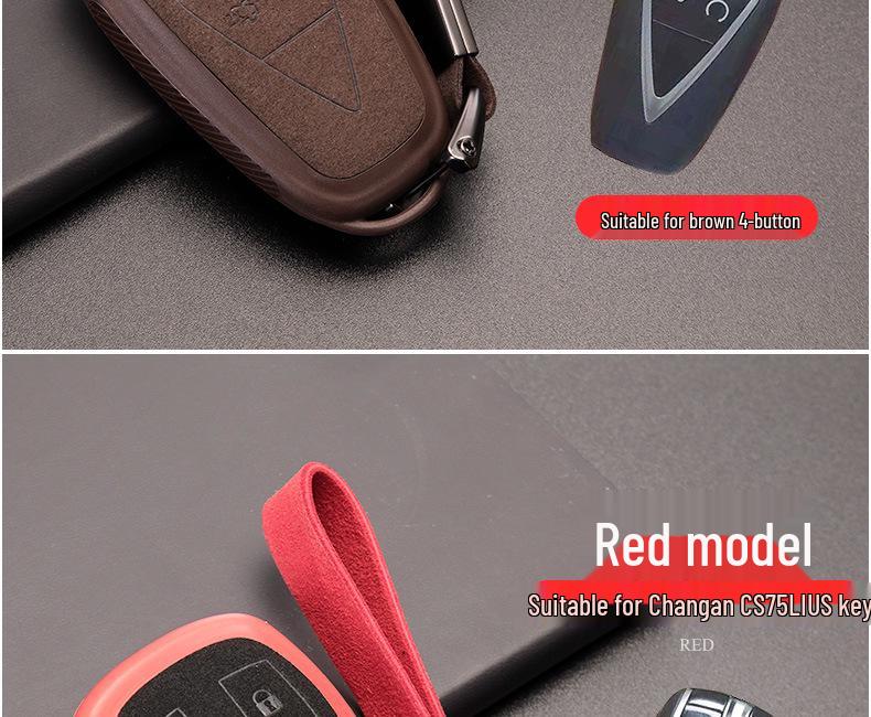 Changan CS75LIUS TPU Fur Key Case with Buckle