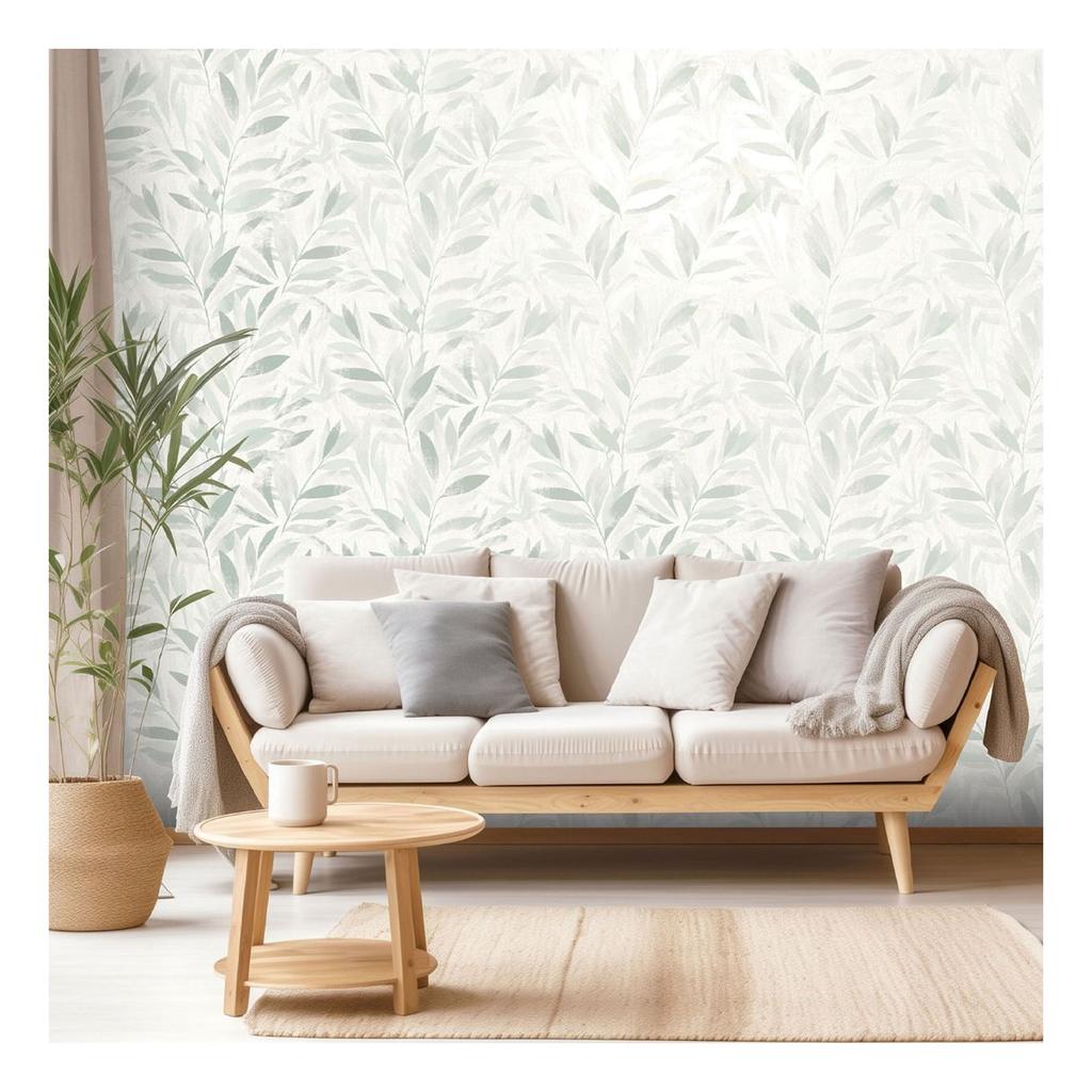 Rasch Fiji Blatt Geblasenes Vinyl Strukturierte Tapete