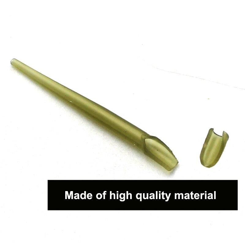 30pcs Carp Fishing Accessories D Rig Kickers Hooks Line Aligners Sleeve Anti Tangle Sleeve for Hair Ronnie Rigs End Tackle