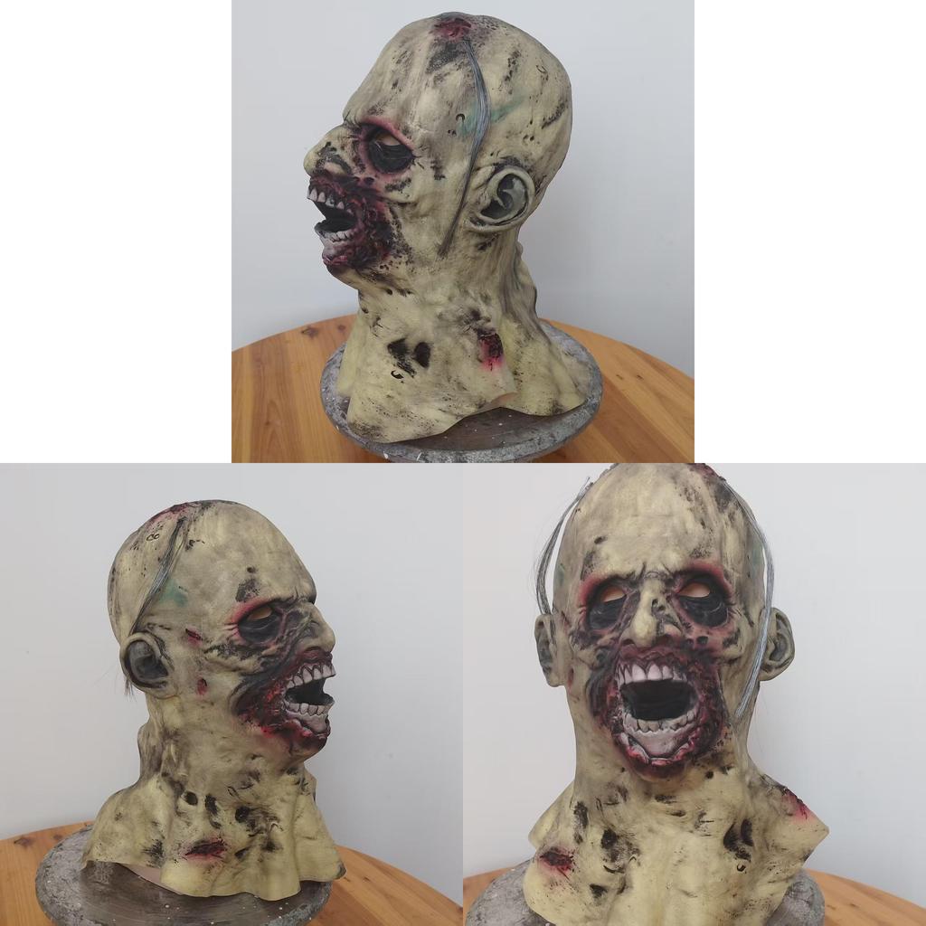 Vampier Latex Masker Voor Halloween Horror Ontsnappingsspel Feest Kostuums