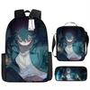 My Hero Academy Backpack Large Capacity Student School Bag Anime