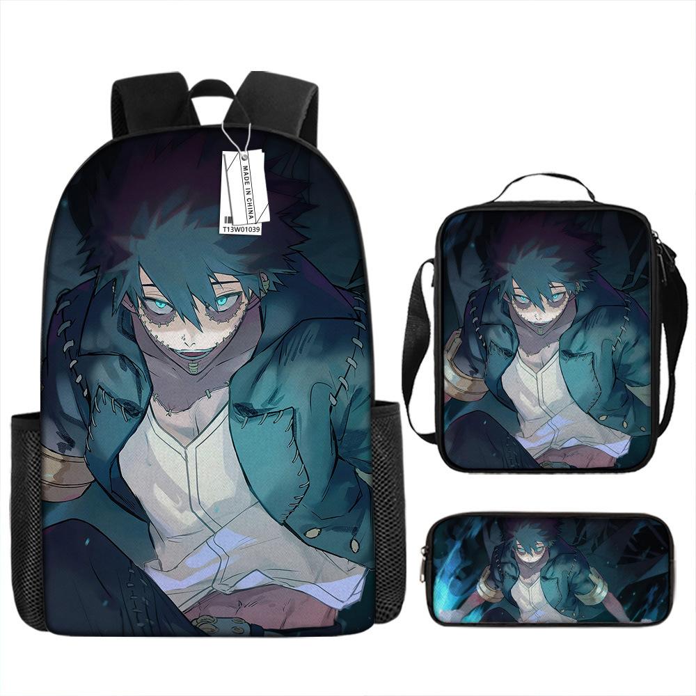 My Hero Academy Backpack Large Capacity Student School Bag Anime