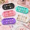 10 Grids Nail Tip Storage Tray Reusable Nail Art Storage Plate Nail Art Organizer  Home Manicure