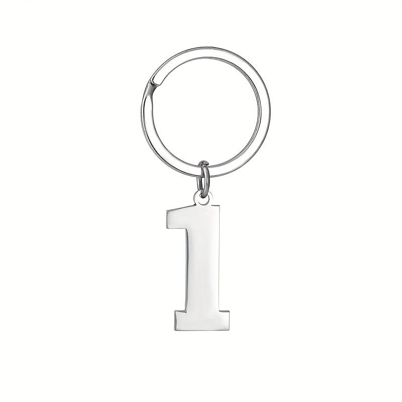 

Number Keychain, Single Piece, Ring Buckle, Decorative Charm for Purse, Bag, Backpack, Valentine S Day Gift, Lucky Number Theme