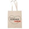 Tote Bag - PLANETEE - Irreplaceable Female Documentalist - Cotton - Printed In France - Large Capacity