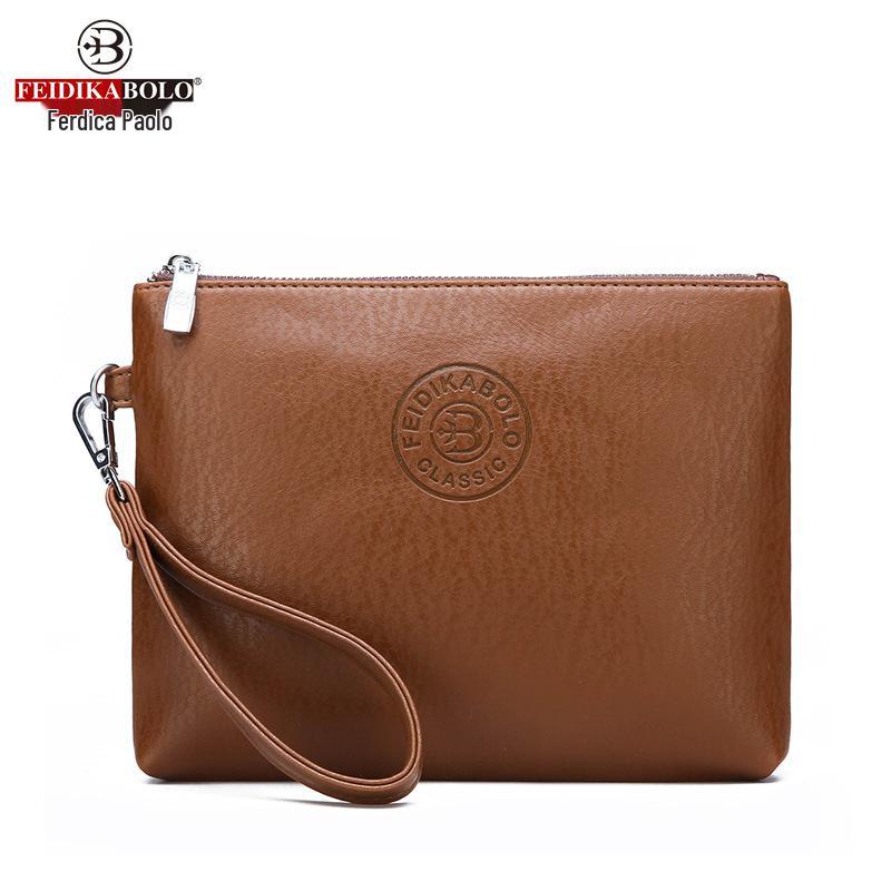 Men's 2023 Casual PU Leather Clutch Bag - Large Capacity Phone Wallet