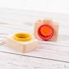 Kaleidoscope Toy with Hanging Rope Simulation Bee Eye Effect Kids Wooden