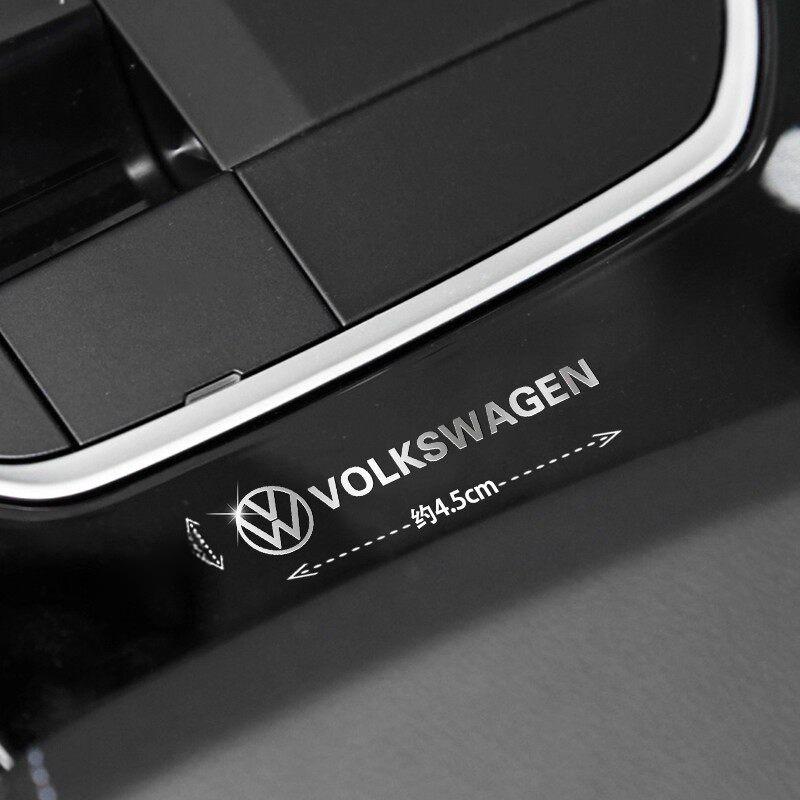 W160for Volkswagen metal car stickers, logos, center console Windows, and interior modification creative decorative stickers