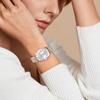 BUREI Women's Watch Japanese Quartz Analog Waterproof Diamond Dial Stainless Steel Business Ladies Watch Popular Stylish Cute Female Gift women watch