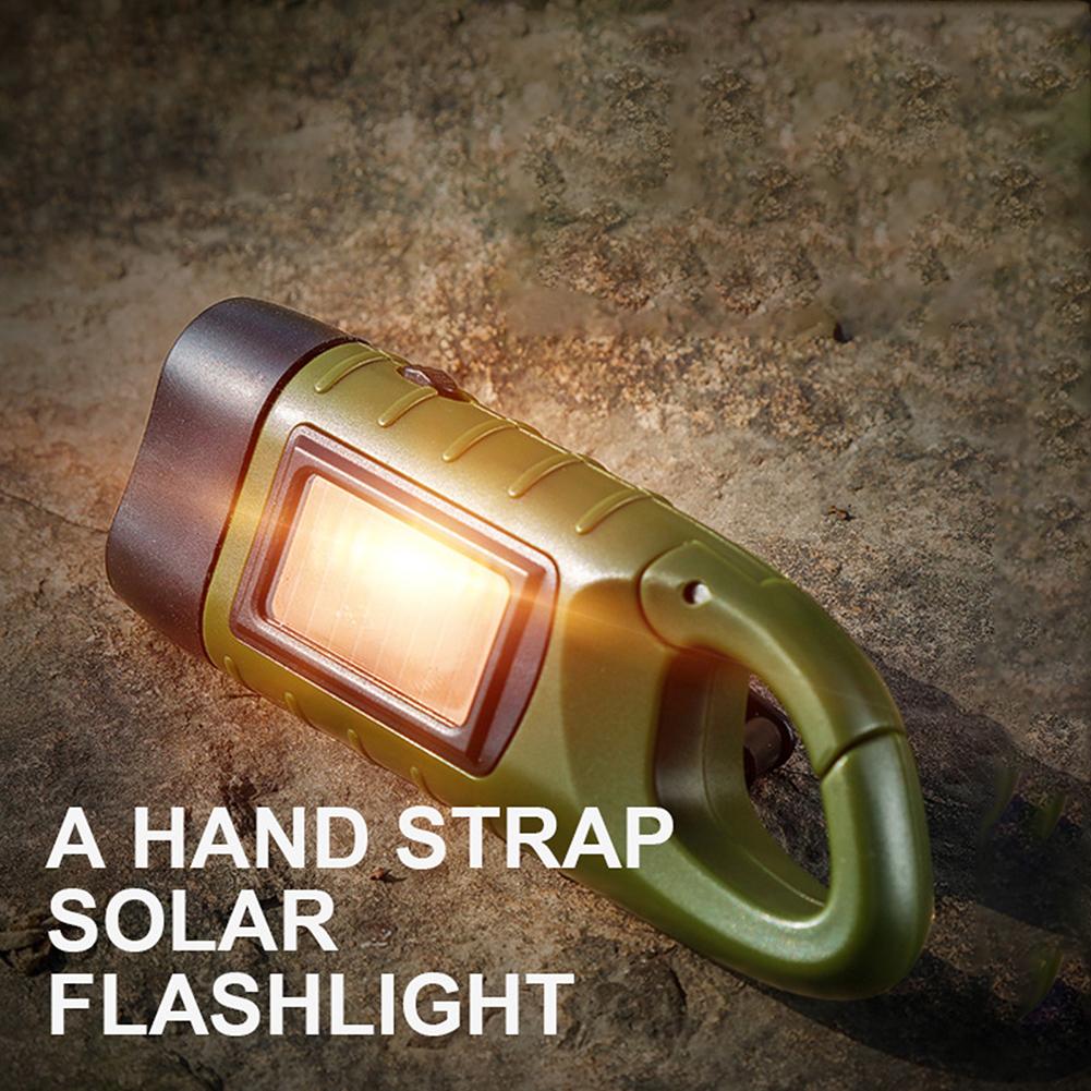 Solar Camping Light Hand Crank Emergency Flashlights Outdoor Survival Torches
