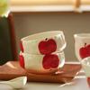 Creative Cute Fruits Ceramic Plates Exquisite Party Afternoon Tea Dessert Ice Cream Bowls Fashion Home Breakfast Coffee Mugs