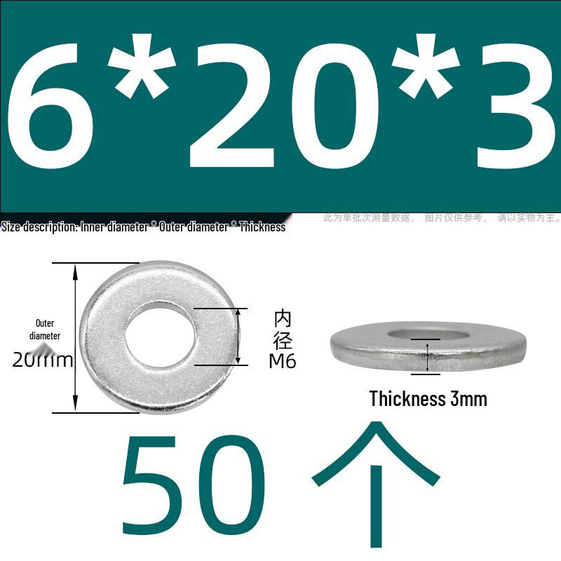 Ultra-Thick Galvanized Flat Washer Shim for M5-M30 Bolts