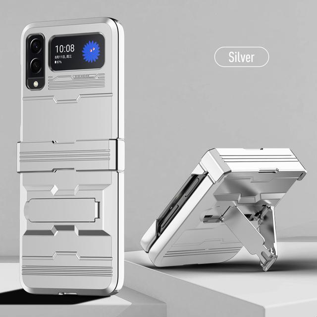 Heavy Duty Schutz Rüstung Stand Halter Abdeckung Fall für Samsung Galaxy Z Flip3 5g Flip 3 Nicht-Slip telefon Tasche Fällen