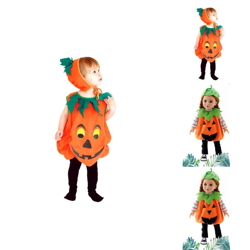 Cozy Comfortable Halloween Pumpkin Suit For Toddlers Children