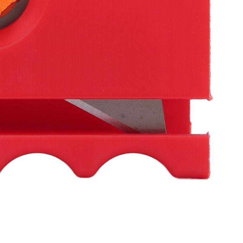 Cardboard Cutter For Cat Scratchers 3D Printed DIY Cardboard Stripper Cat Scratching Board Cutting Tool Red