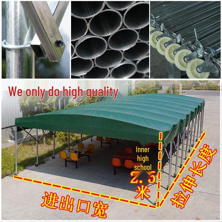 Mobile Retractable Outdoor Canopy: Rainproof Event Tent, Sunshade & Car Shelter.