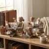 Mit Ständer Holz Lese-Mädchen Figur Liebe Lese-Mädchen Schmuckstück Arbeitszimmer Dekoration
